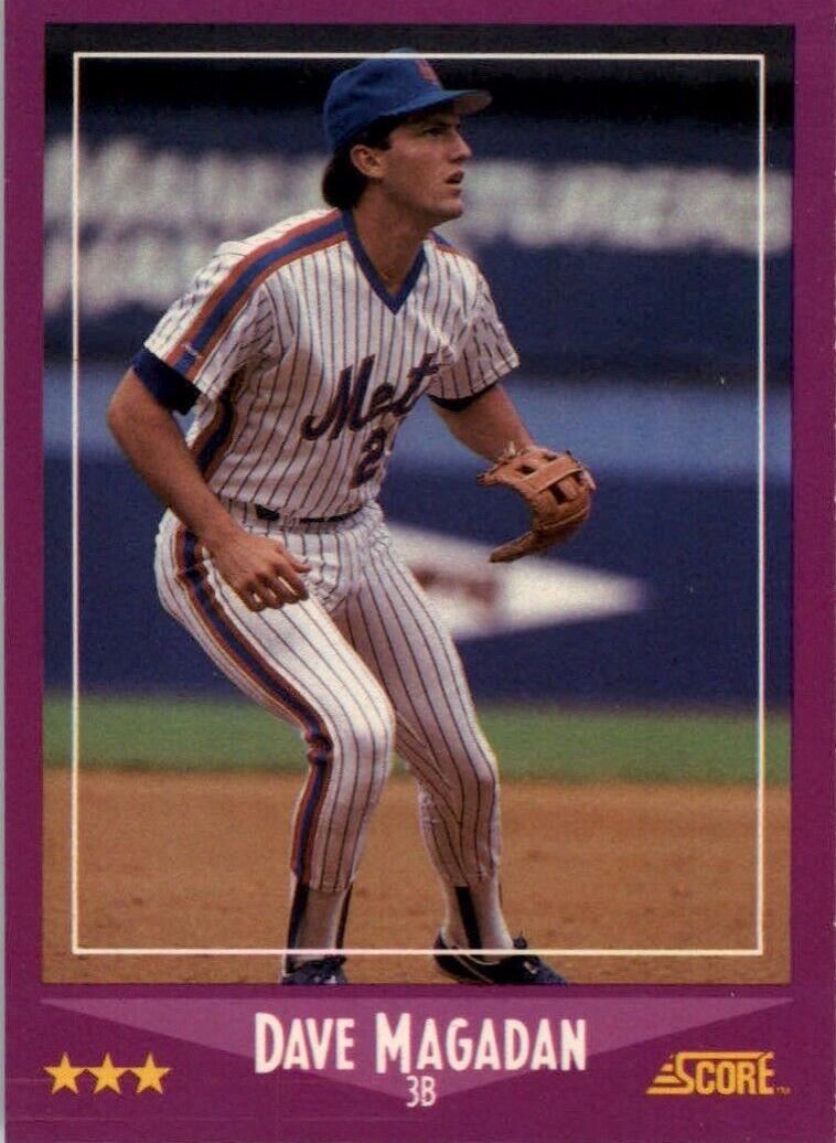Dave Magadan #41 Baseball Cards 1988 Score Glossy