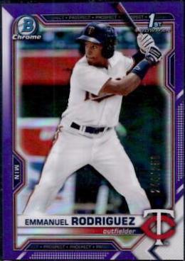 Emmanuel Rodriguez #BCP-207 2021 Bowman Chrome Prospects Baseball