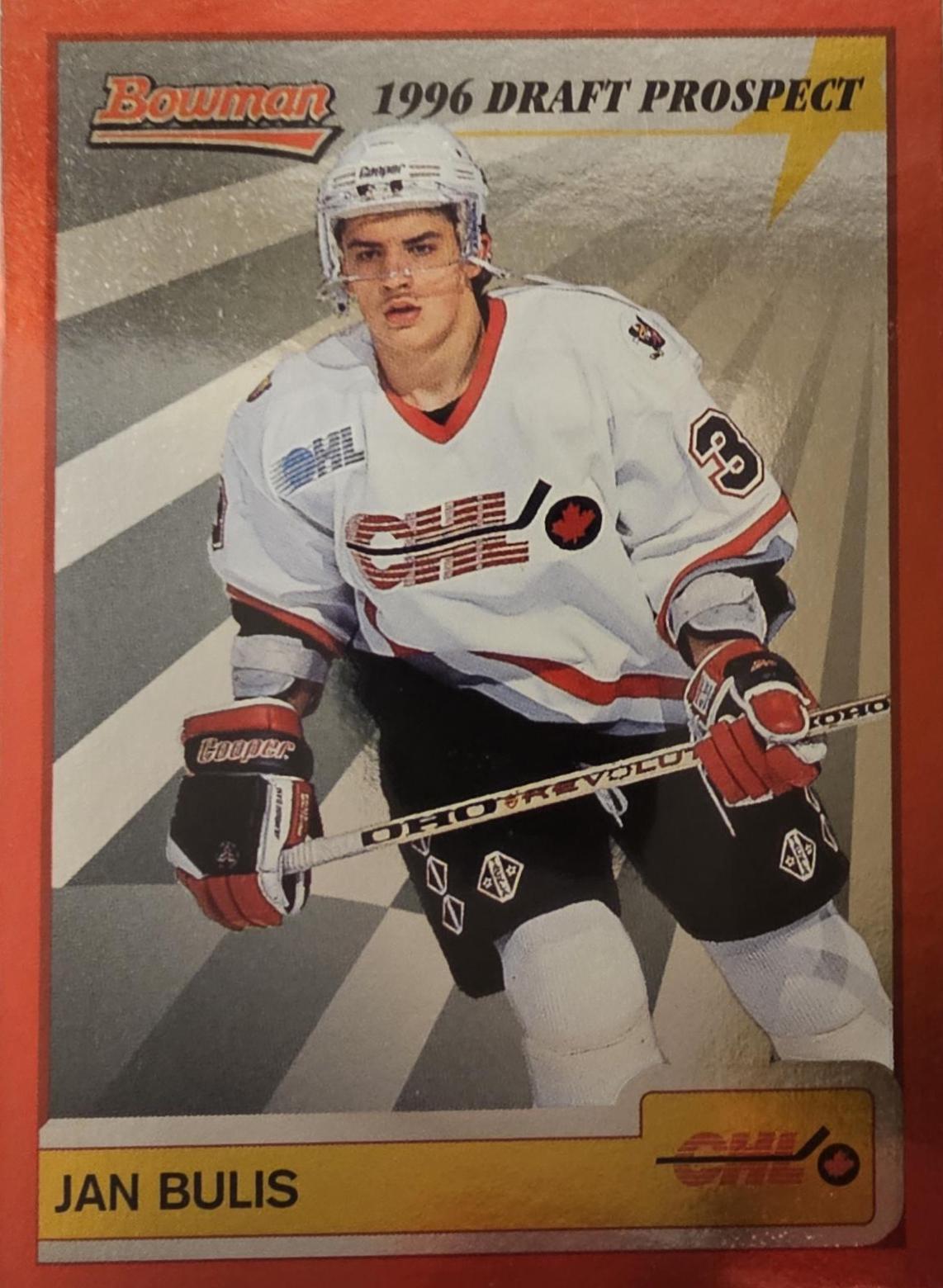 Jan Bulis #P6 1995-96 Bowman Hockey Draft Prospects