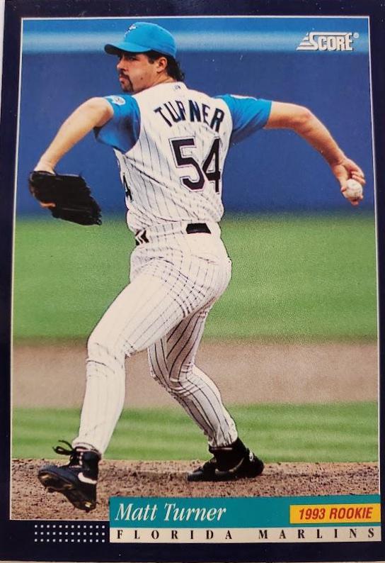 Matt Turner #306 Baseball Cards 1994 Score