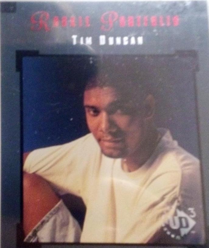 Tim Duncan #R1 Basketball Cards 1997 UD3 Rookie Portfolio