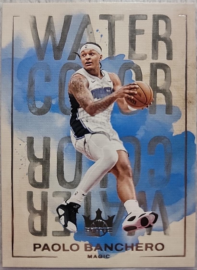 Paolo Banchero #12 Basketball Cards 2024 Panini Court Kings Water Color