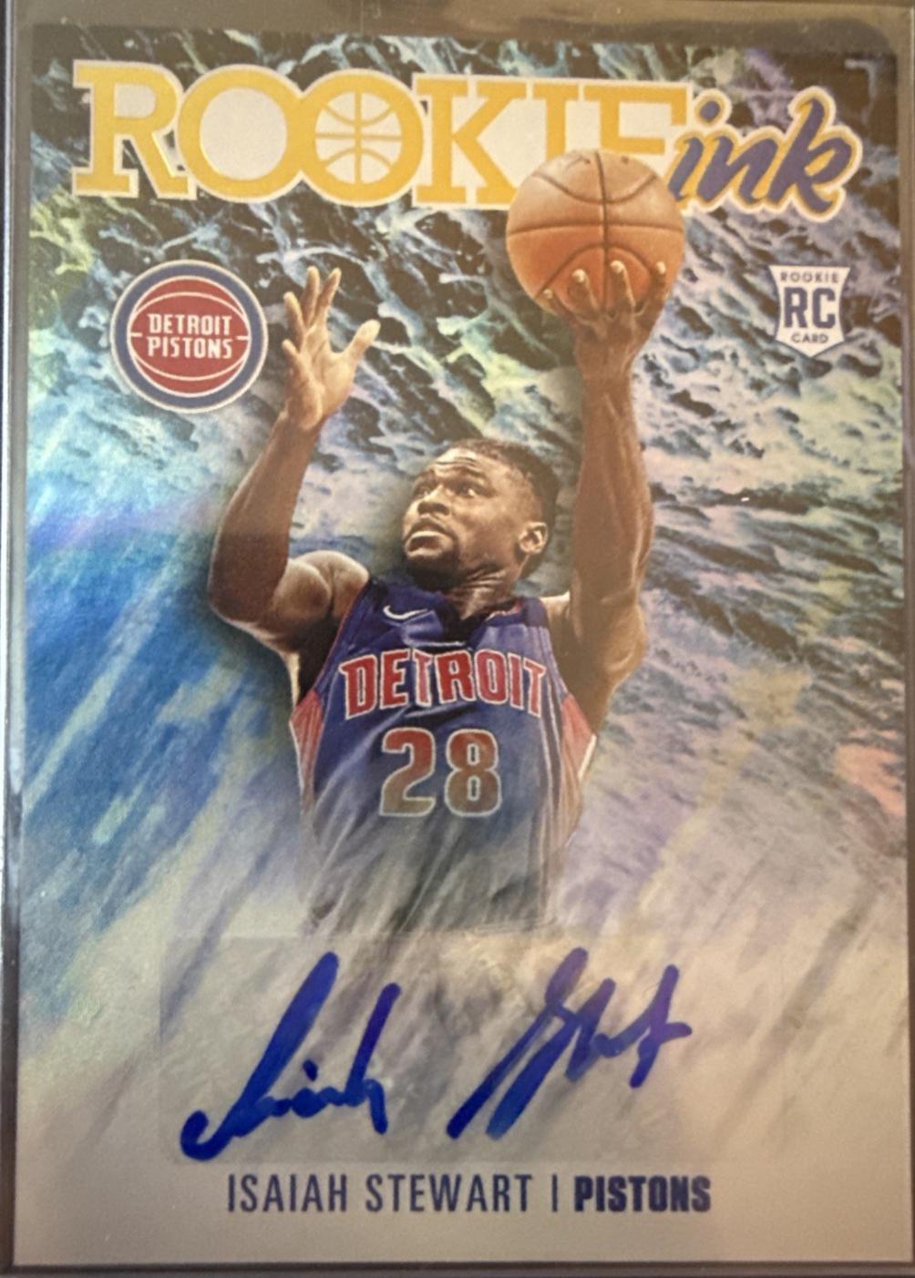 Isaiah Stewart #RI-IST 2020 Panini Hoops Rookie Ink Basketball