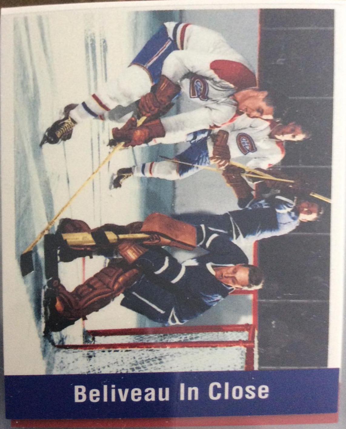 Beliveau in close #157 1994 Parkhurst Missing Link Hockey