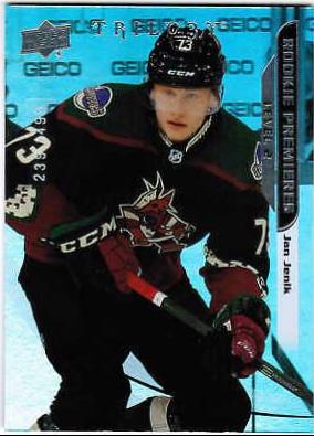 Jan Jenik #45 Hockey Cards 2021 Upper Deck Trilogy