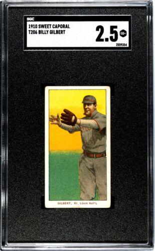 Billy Gilbert #NNO Baseball Cards 1909 T206 Sweet Caporal 350 Factory 30