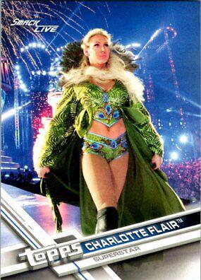 Charlotte Flair #141 Wrestling Cards 2017 Topps WWE Then Now Forever