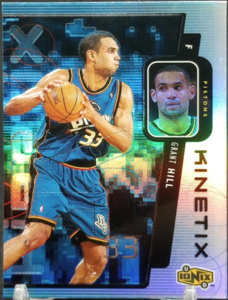 Grant Hill #K4 Basketball Cards 1998 Upper Deck Ionix Kinetix