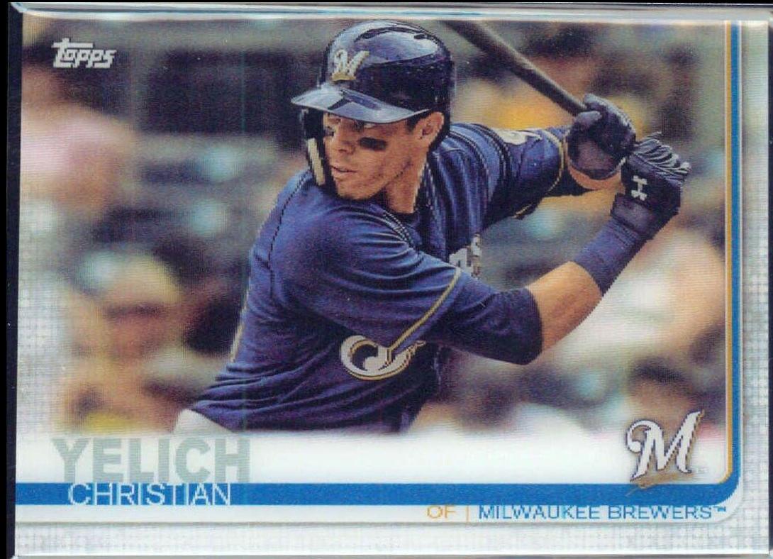 Christian Yelich #300 Baseball Cards 2019 Topps on Demand 3D