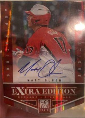 Matt Olson [Aspirations Die Cut Autograph] #123