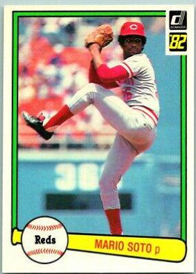 Mario Soto #103 Baseball Cards 1982 Donruss
