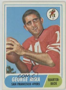 George Mira #9 Football Cards 1968 Topps