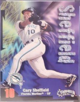 Gary Sheffield #26 Baseball Cards 1998 Skybox Thunder