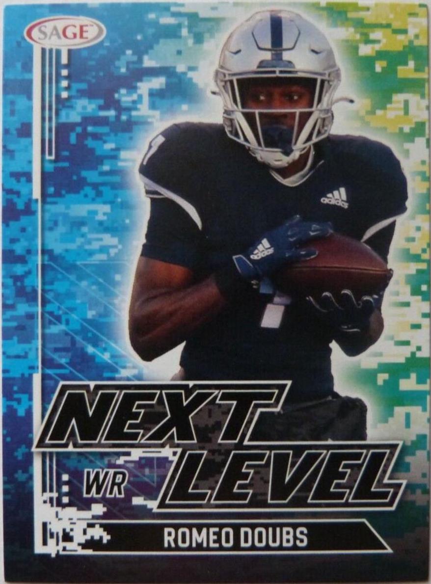 ROMEO DOUBS Football Cards 2022 Sage Hit