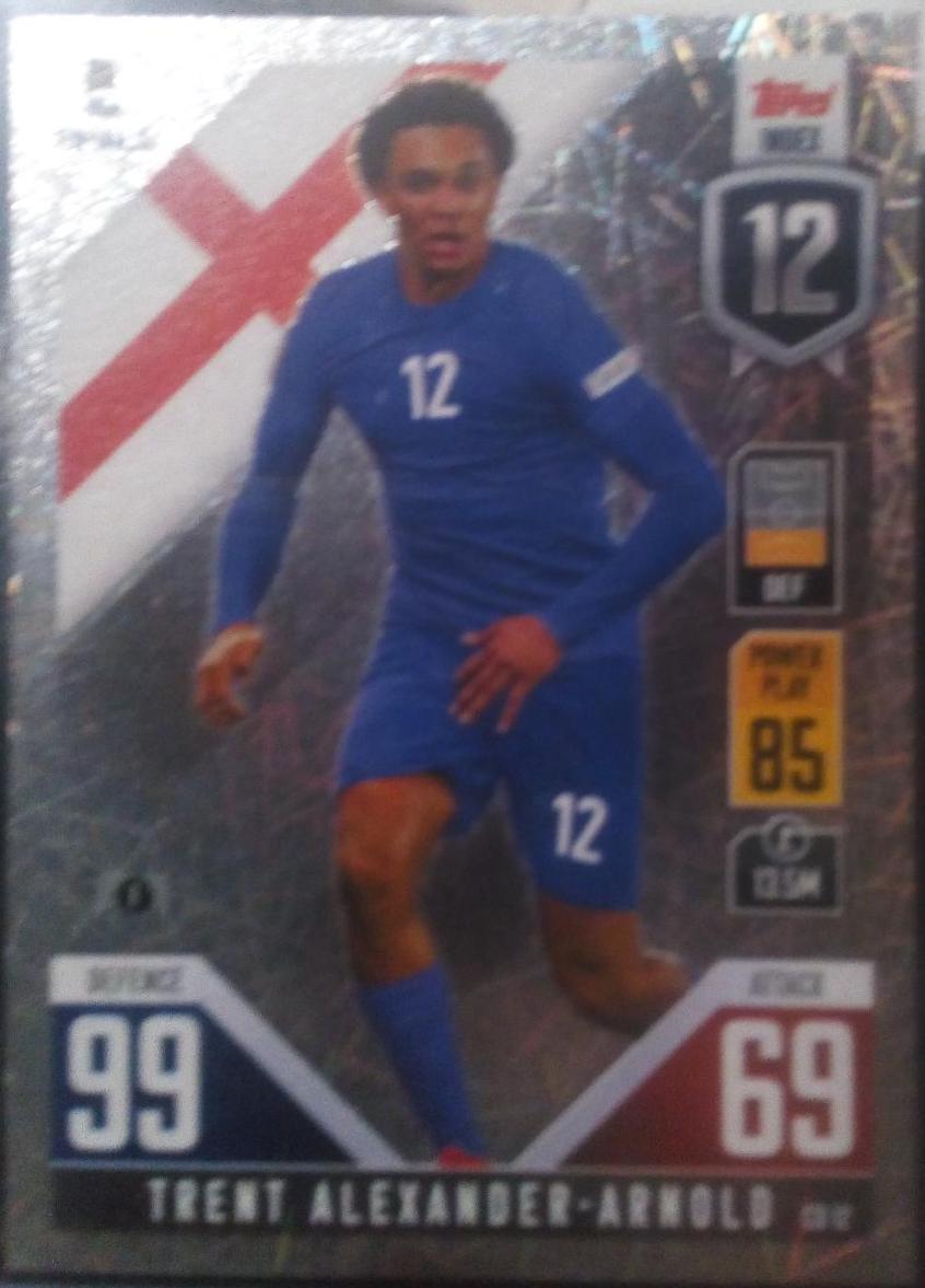 Trent Alexander Arnold #CD12 Soccer Cards 2022 Topps Match Attax 101 Road to UEFA Nations League Finals