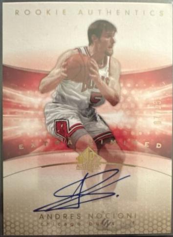 Andres Nocioni #144 2004-05 SP Authentic Basketball