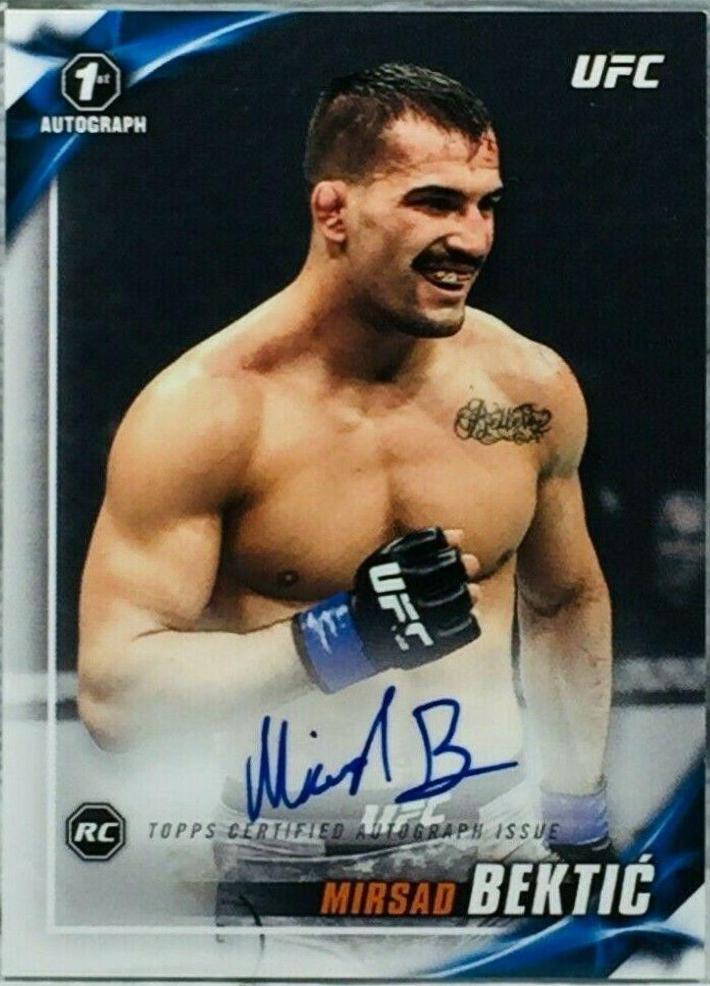 Mirsad Bektic #KA-MB Ufc Cards 2019 Topps UFC Knockout Autographs