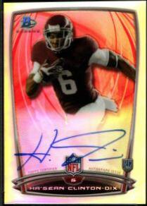 HA'Sean Clinton DIX #18 Football Cards 2014 Bowman Chrome Rookie Autograph