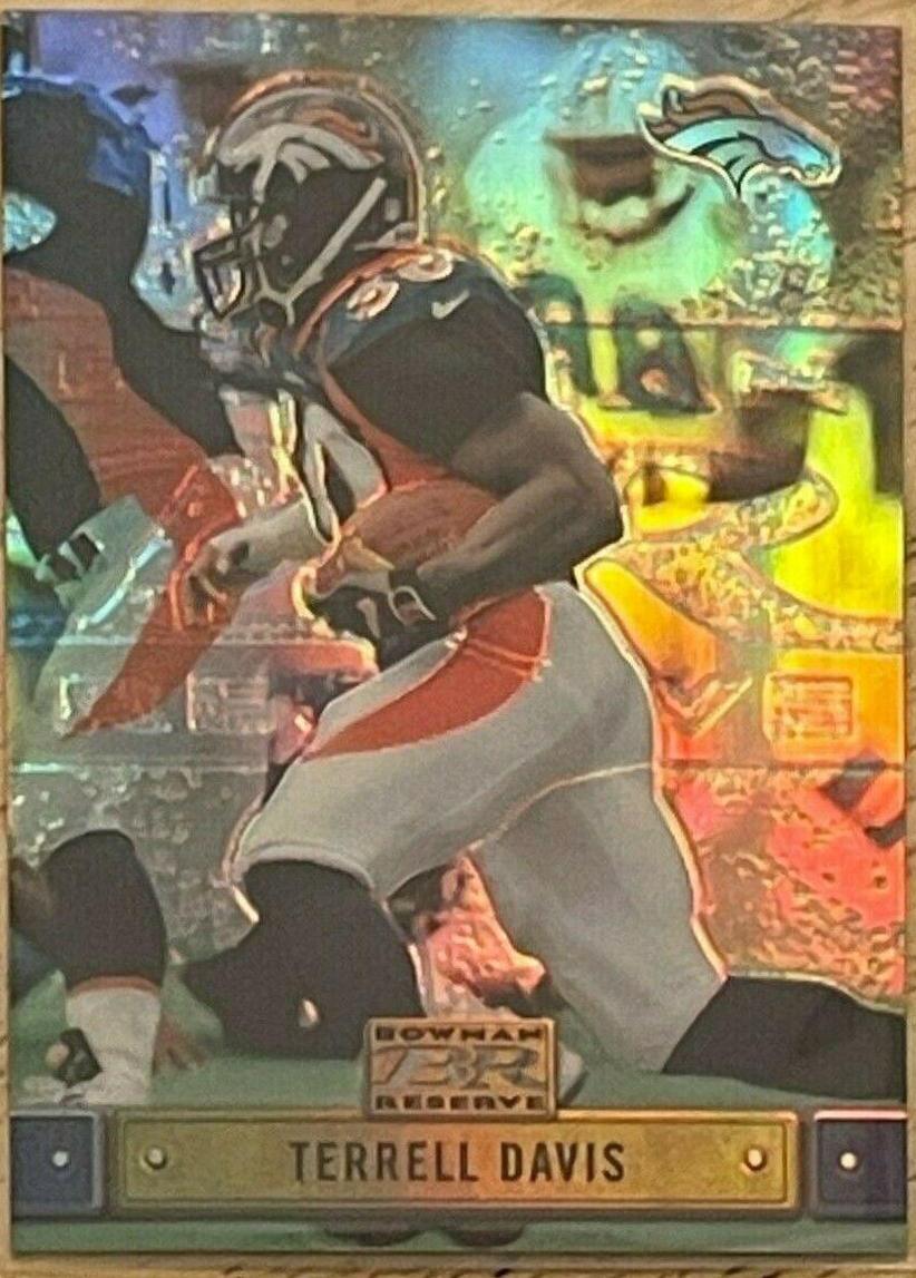 Terrell Davis #46 Football Cards 2000 Bowman Reserve