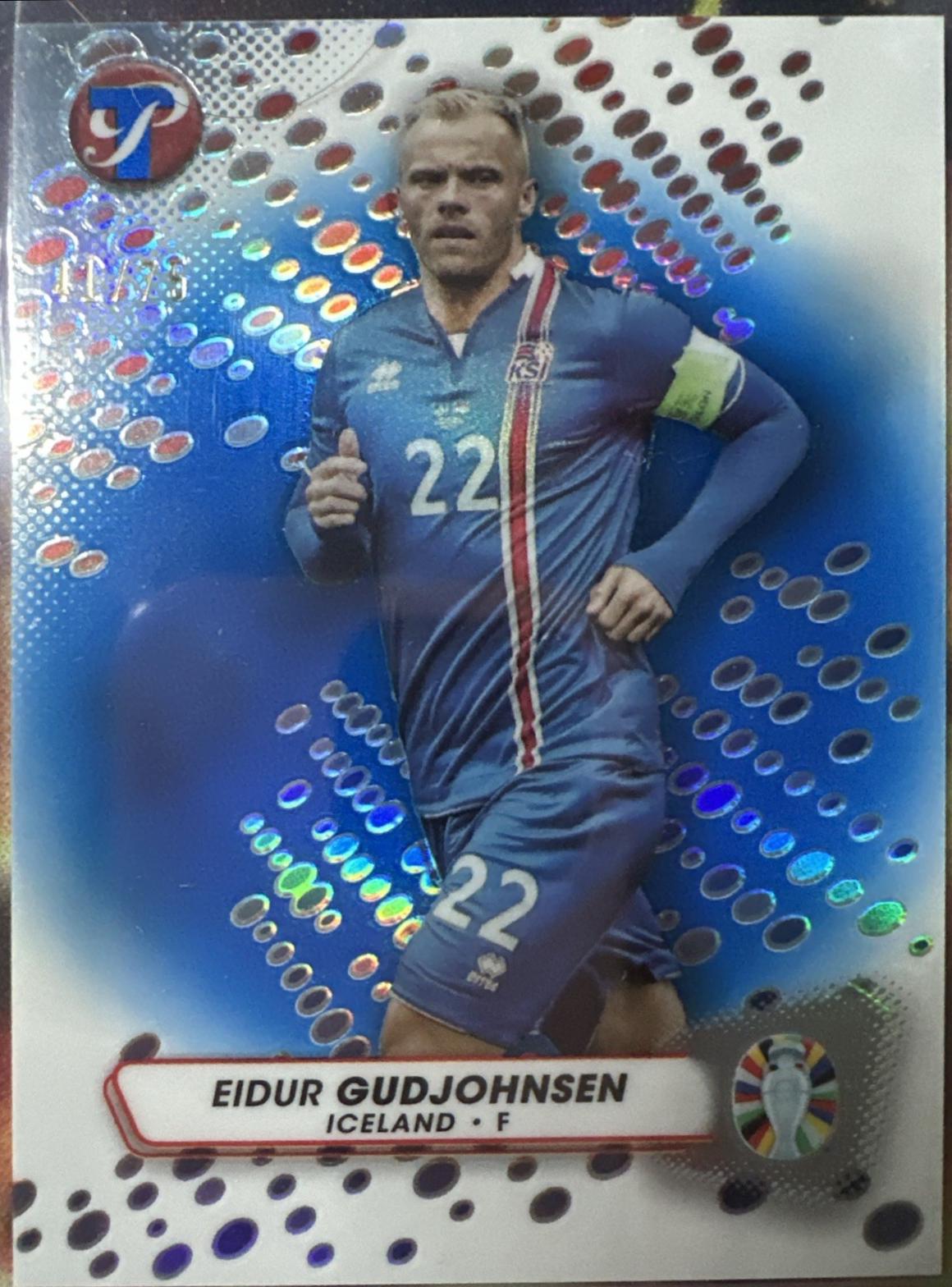 Eidur Gudjohnsen [Blue Refractor] #79 Prices | 2023 Topps Pristine