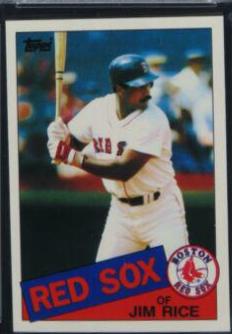 Jim Rice #150 Baseball Cards 1985 Topps Mini
