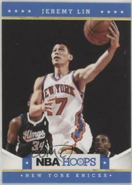 Jeremy Lin #19 Basketball Cards 2012 Panini Hoops