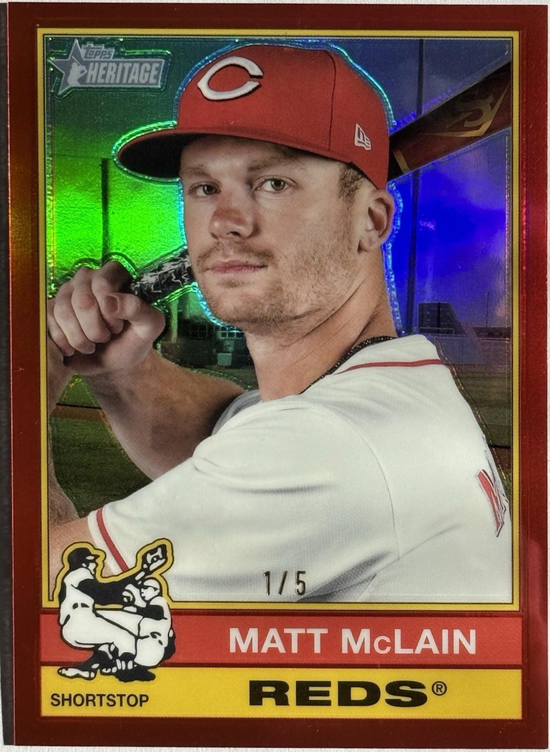 Matt Mclain [Red Chrome Variation] #221