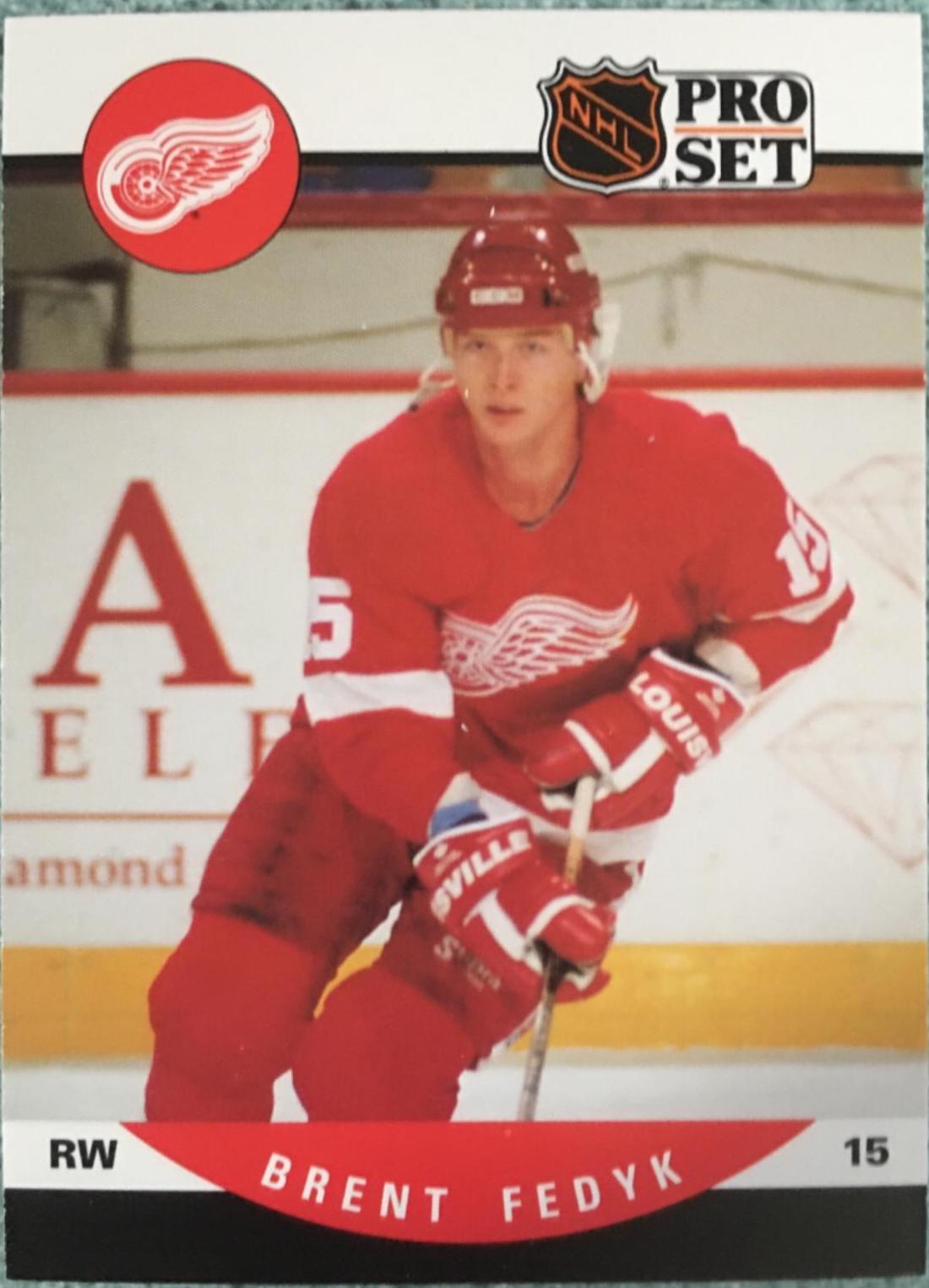 Brent Fedyk #435 Hockey Cards 1990 Pro Set