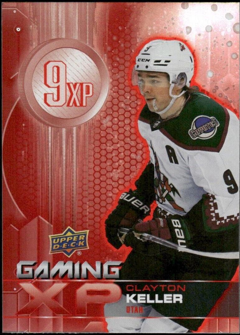 Clayton Keller #GXP-8 Hockey Cards 2024 Upper Deck Gaming XP