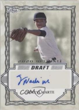 Noelvi Marte #BA-NM1 2020 Leaf Ultimate Autographs Baseball