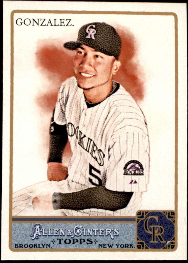 Carlos Gonzalez #1 Baseball Cards 2011 Topps Allen & Ginter