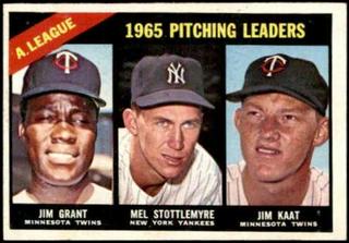 American League 1965 Pitching Leaders