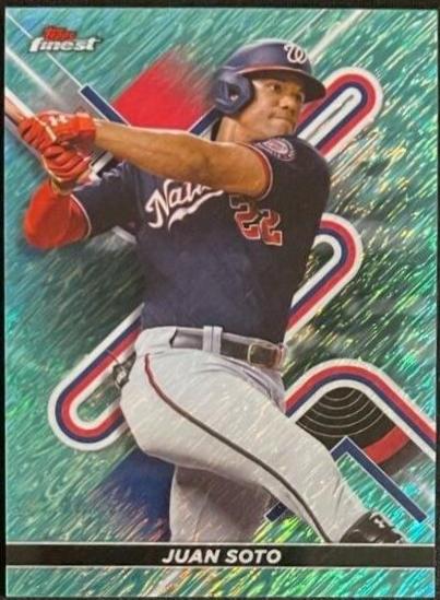 Juan Soto [Aqua Shimmer Refractor] #99