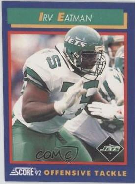 Irv Eatman #74 1992 Panini Score Football