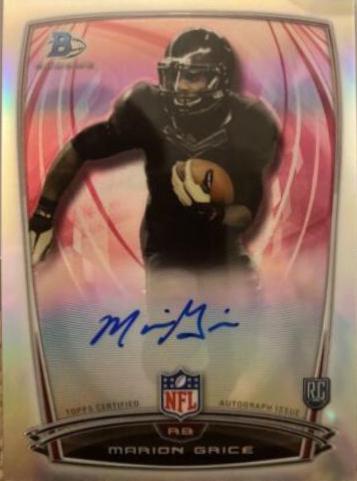 Marion Grice #48 2014 Bowman Football Chrome Rookie Autographs