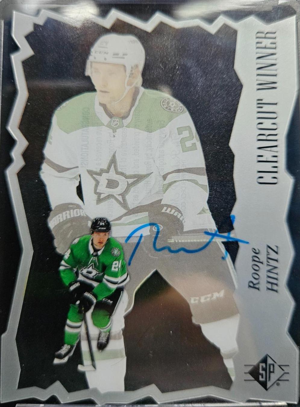 Roope Hintz #CW-RH Hockey Cards 2021 Upper Deck Clear Cut Leaders