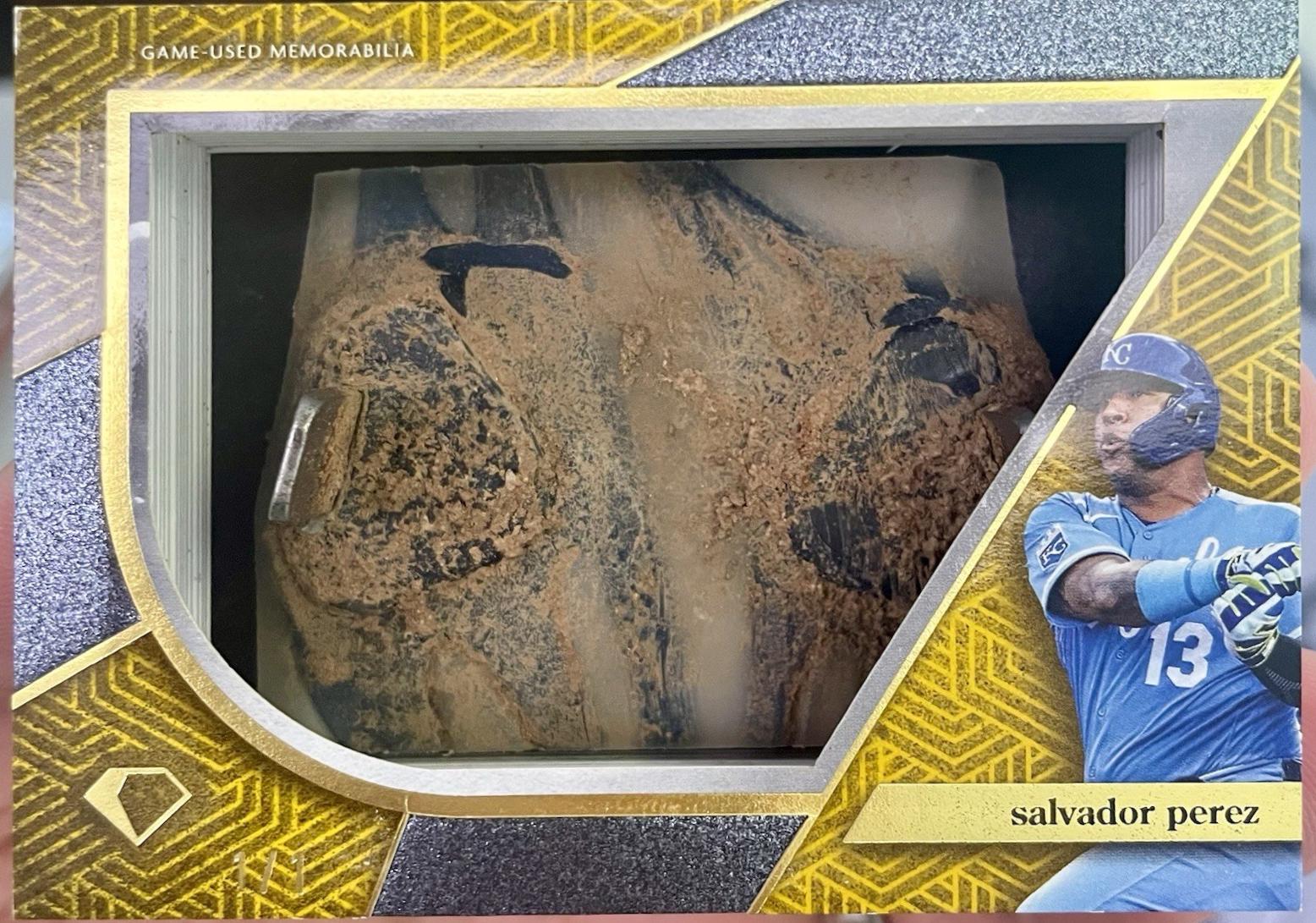 Salvador Perez #PPR-SP Baseball Cards 2024 Topps Diamond Icons Preeminent Pieces Relic