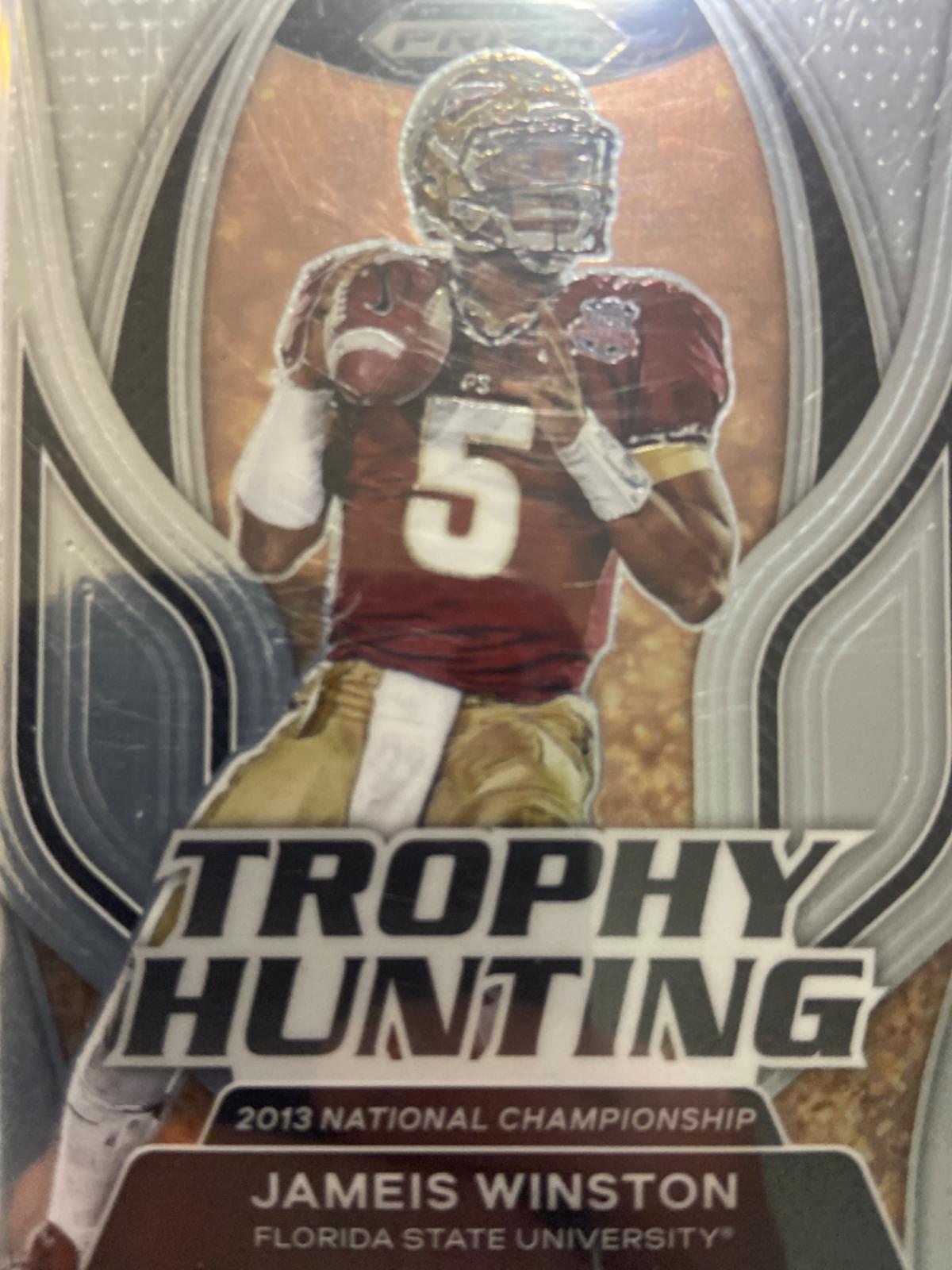 Jameis Winston #TH-10 Football Cards 2023 Panini Prizm Draft Picks Trophy Hunting