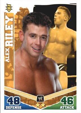 Alex Riley Wrestling Cards 2010 Topps Slam Attax WWE Mayhem