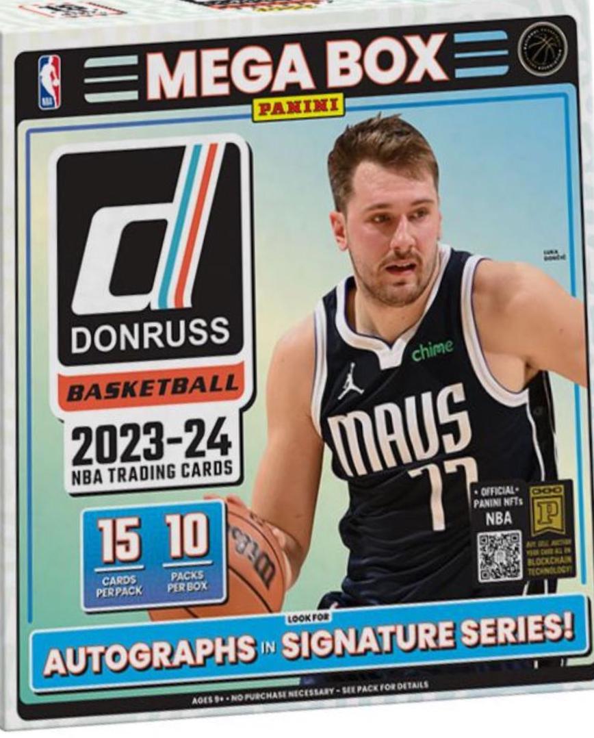 Mega Box Basketball Cards 2023 Panini Donruss