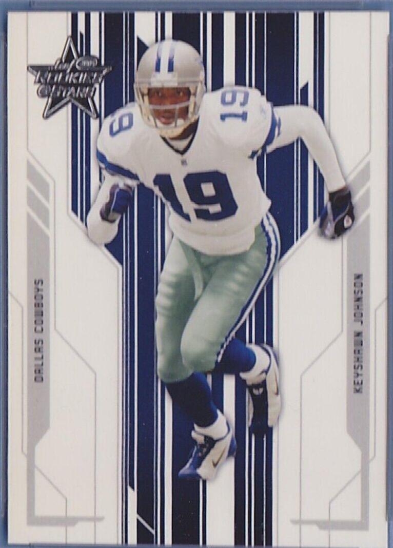 Keyshawn Johnson #26 Football Cards 2005 Leaf Rookies & Stars