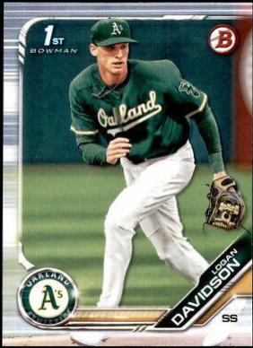 Logan Davidson #BD-10 Baseball Cards 2019 Bowman Draft
