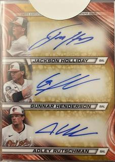Jackson Holliday / Adley Rutschman / Gunnar Henderson