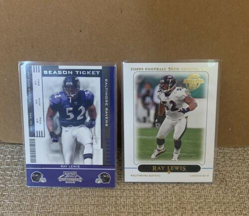 Ray Lewis #10 Football Cards 2005 Playoff Contenders