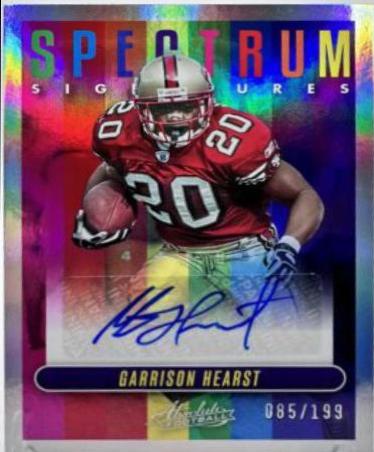 Garrison Hearst #SPEC-GH Football Cards 2023 Panini Absolute Spectrum Signatures
