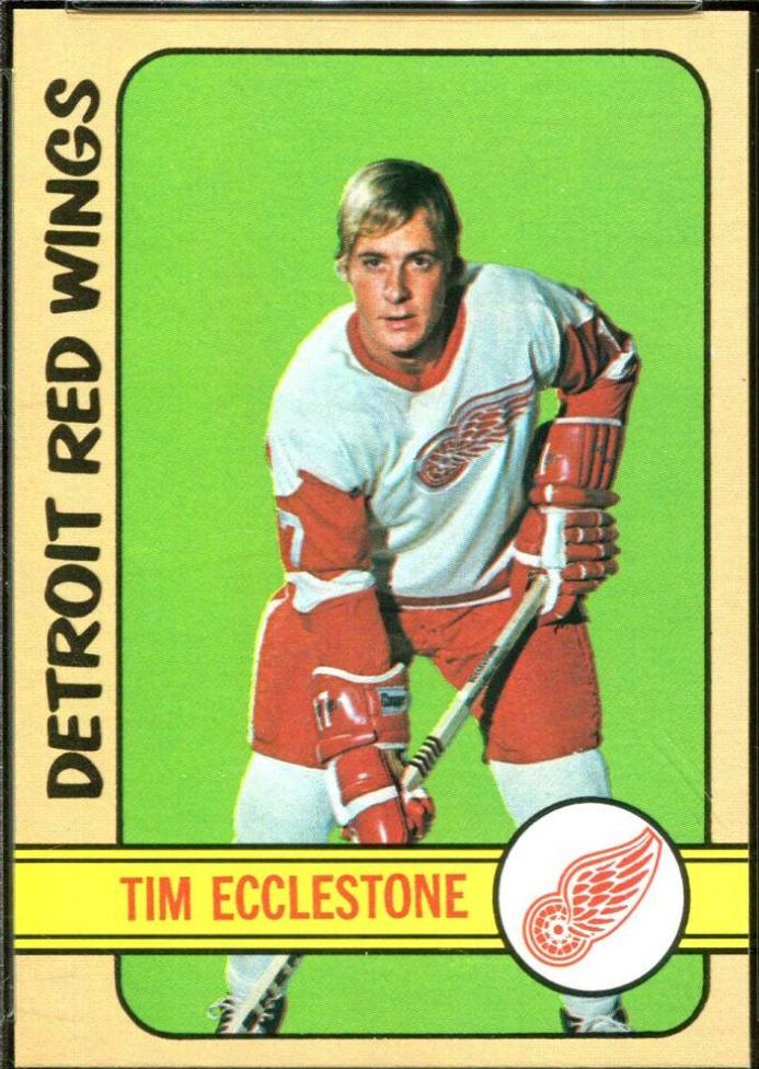 Tim Ecclestone #33 Hockey Cards 1972 Topps