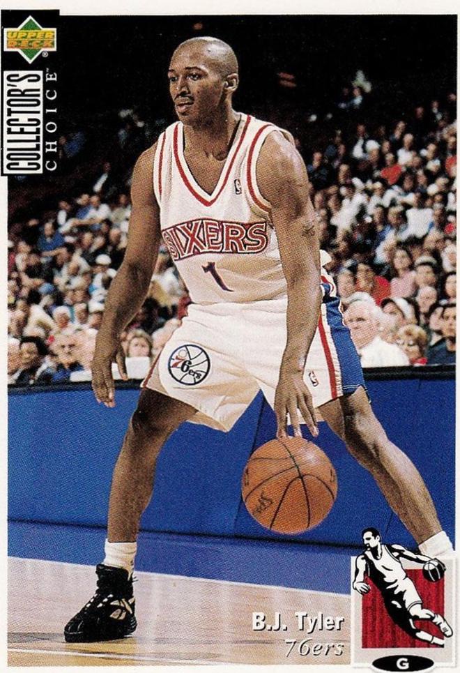 B.J. Tyler #326 Basketball Cards 1994 Collector's Choice