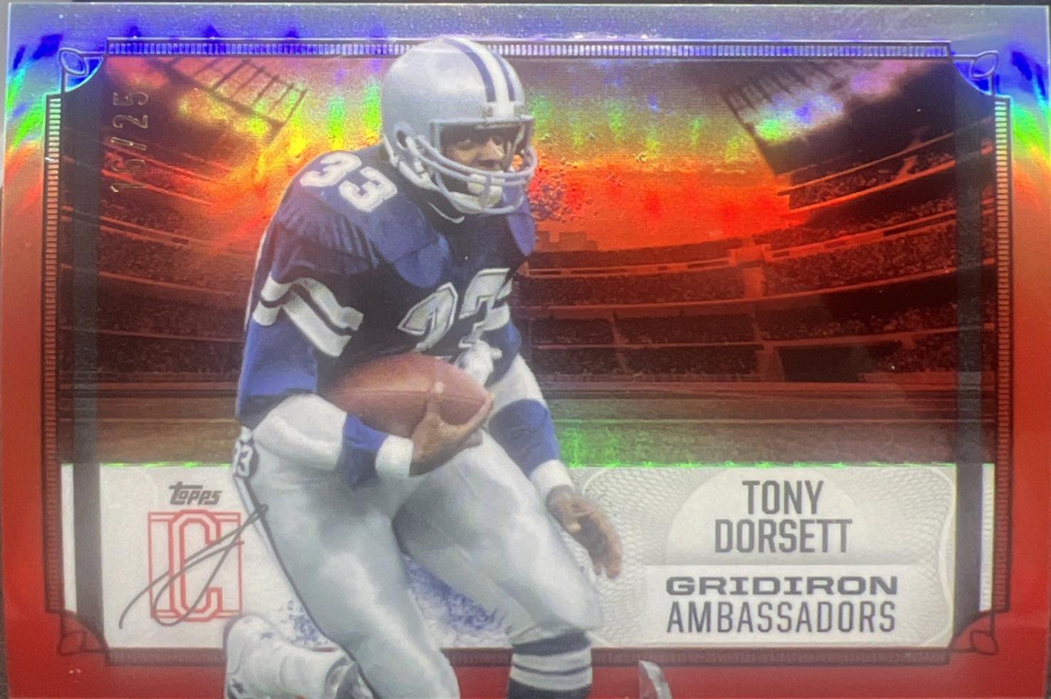 Tony Dorsett [Red] #GA-28