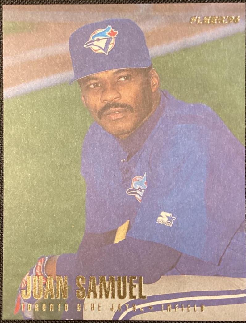 Juan Samuel #U103 Baseball Cards 1996 Fleer Update