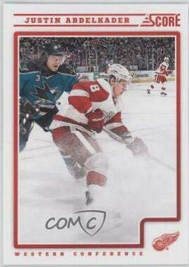 Justin Abdelkader #189 Hockey Cards 2012 Score